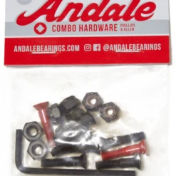 ANDALE 7/8" RED COMBO HARDWARE