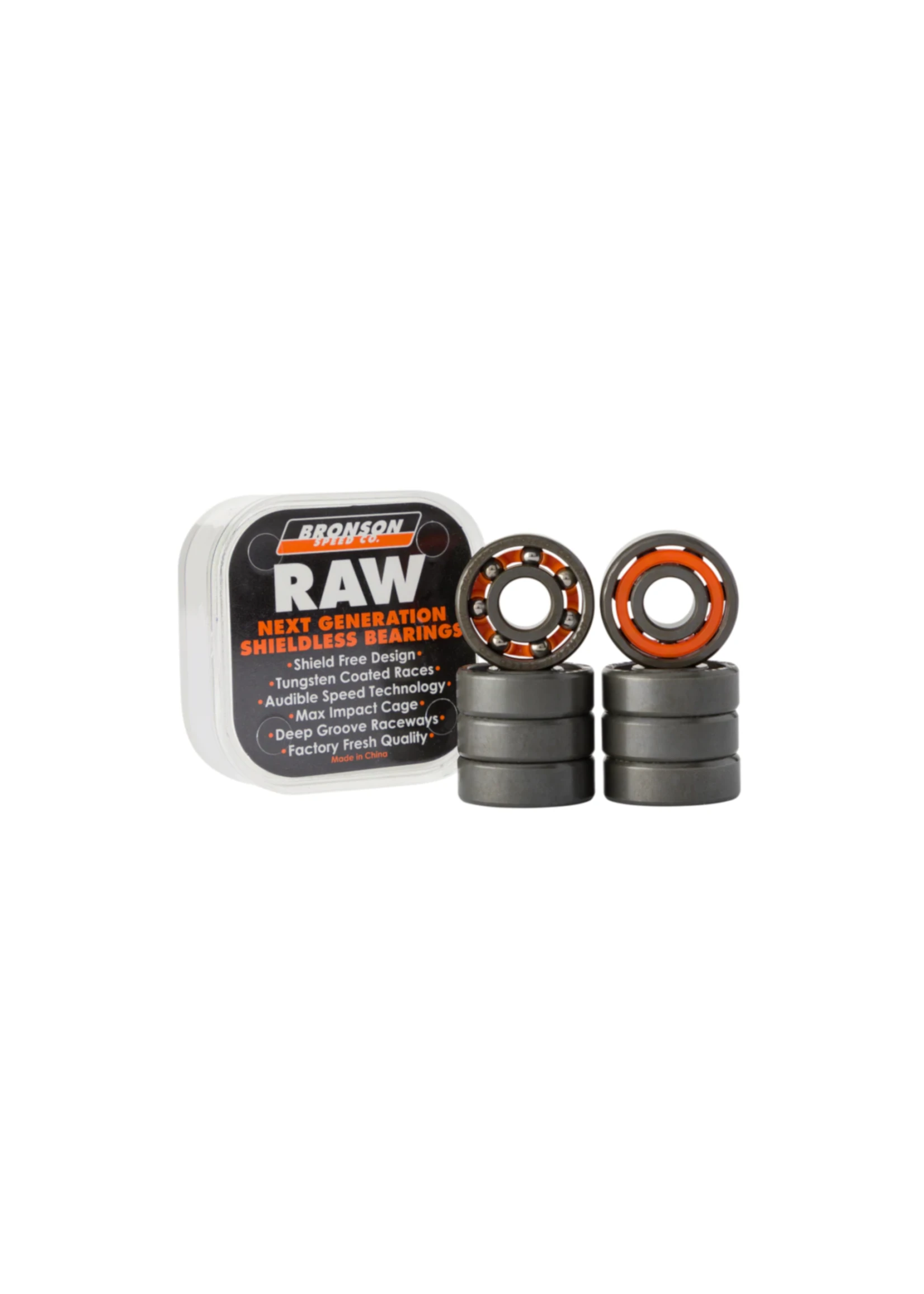 BRONSON RAW - 8pk Next Gen Bearings 1 BRONSON RAW - 8pk Next Gen Bearings