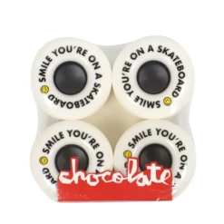 Chocolate - Smile Cruiser Wheels - 80a 56mm -SANTA CRUZ shop chocolate skateboards chocolate smile cruiser whee 3
