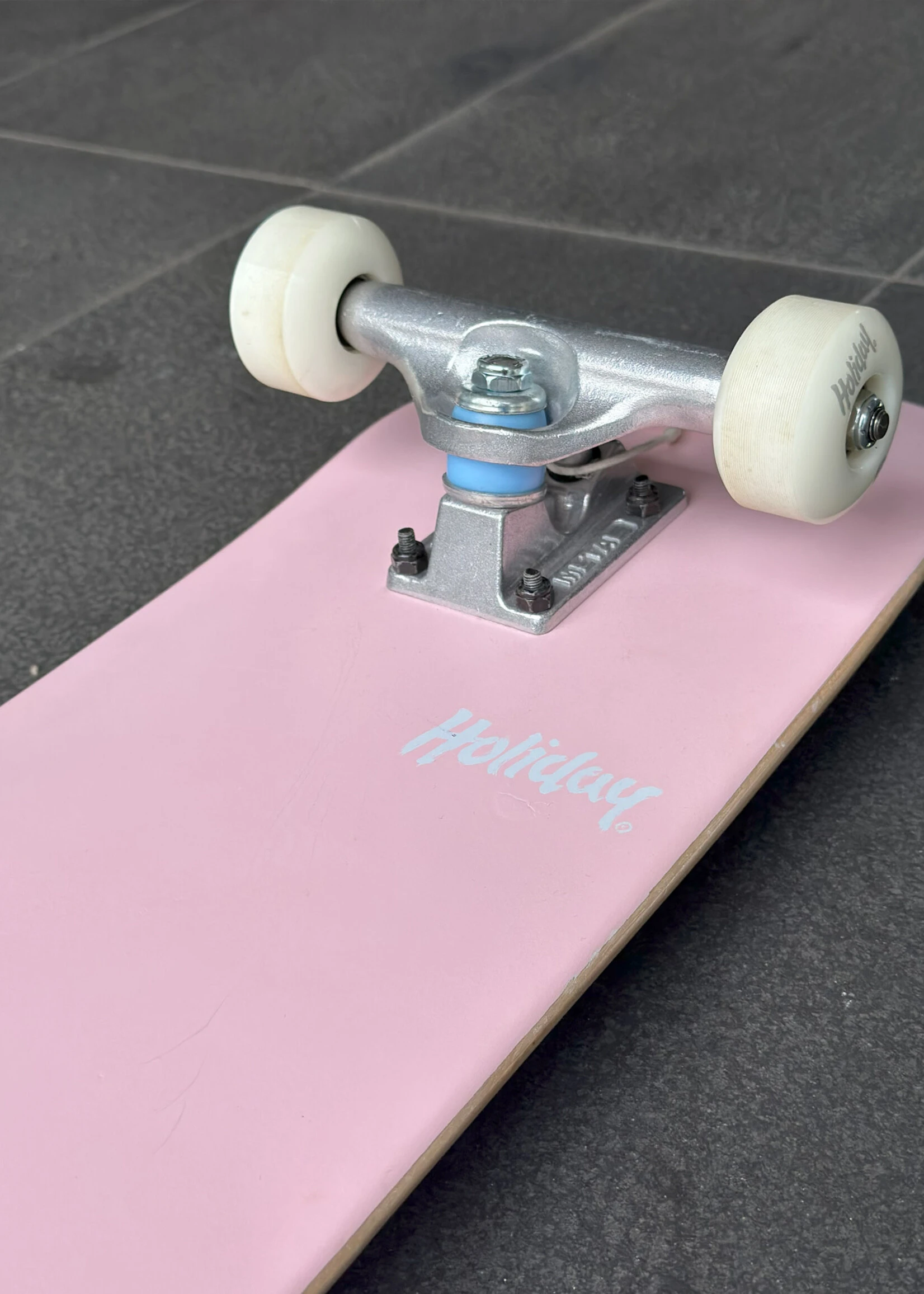 Holiday Skateboards - Pastel Pink - Complete 7.5" 2 Holiday Skateboards - Pastel Pink - Complete 7.5" - Image 2