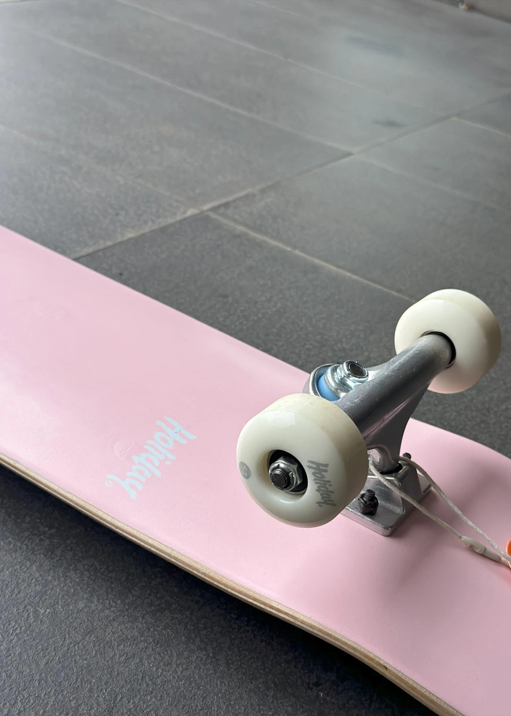 Holiday Skateboards - Pastel Pink - Complete 7.5" 3 Holiday Skateboards - Pastel Pink - Complete 7.5" - Image 3