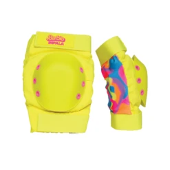 IMPALA - Protective Pad Set - Barbie Bright Yellow - Youth Small -SANTA CRUZ shop impala impala protective pad set barbie bright yel 2
