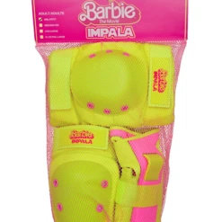 IMPALA - Protective Pad Set - Barbie Bright Yellow - Youth Small