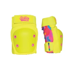 IMPALA - Protective Pad Set - Barbie Bright Yellow - Youth Small -SANTA CRUZ shop impala impala protective pad set barbie bright yel 4