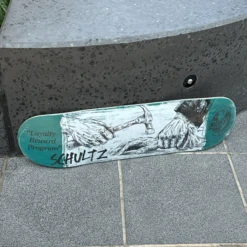 $LAVE - Helping Hand 10yr BlueyGreen Base Veneer - 8.375" -SANTA CRUZ shop lave lave helping hand 10yr blueygreen base veneer 2