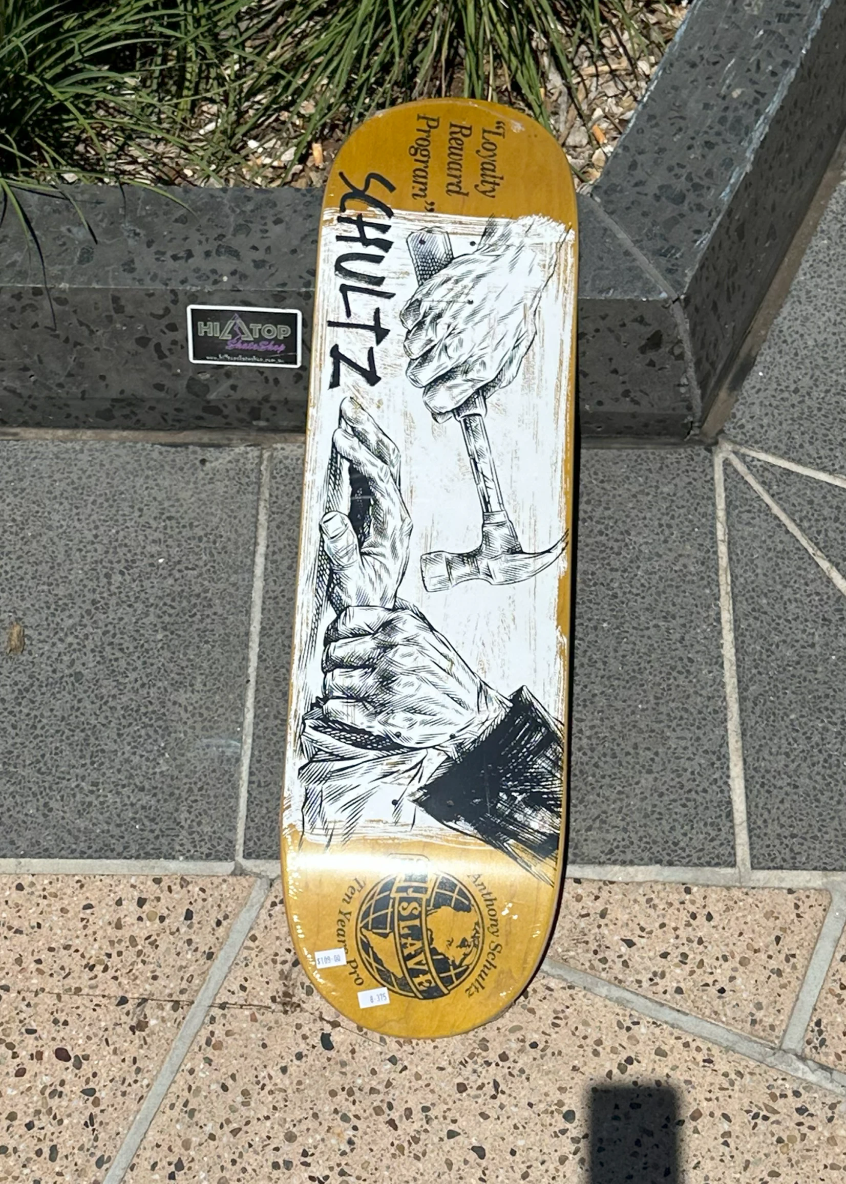 $LAVE - Helping Hand 10yr Yellow Base Veneer - 8.375" 1 $LAVE - Helping Hand 10yr Yellow Base Veneer - 8.375"