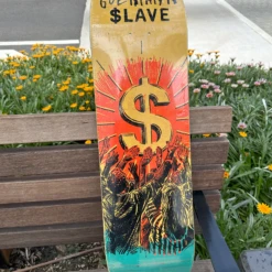 SANTA CRUZ shop 26 $LAVE - Sign Of The Times Goemann Blue Top Veneer - 8.5"