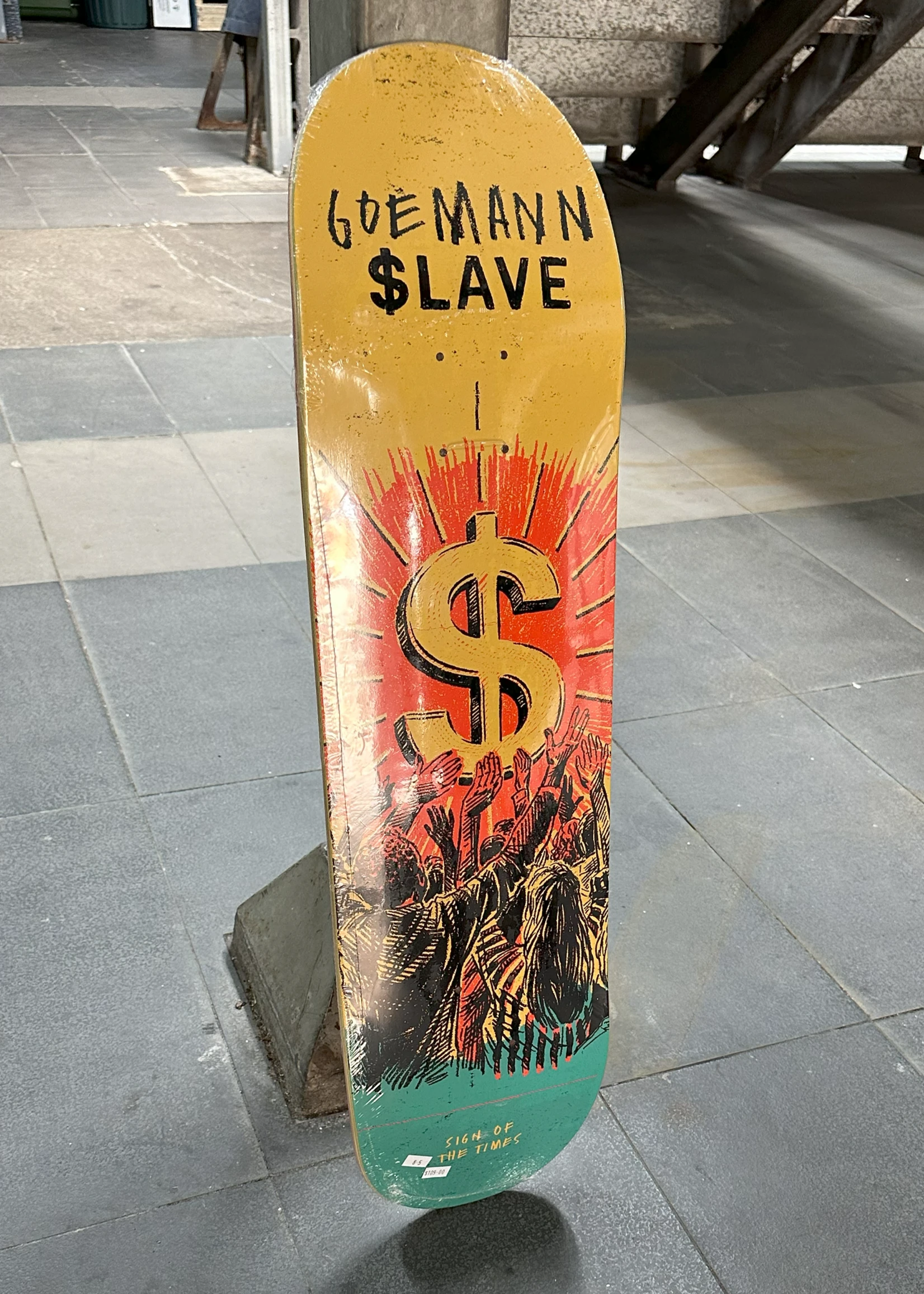 $LAVE - Sign Of The Times Goemann Orange Top Veneer - 8.5" 1 $LAVE - Sign Of The Times Goemann Orange Top Veneer - 8.5"