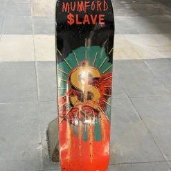 SANTA CRUZ shop 30 $LAVE - Sign Of The Times Mumford Yellow Top Veneer- 8.25"