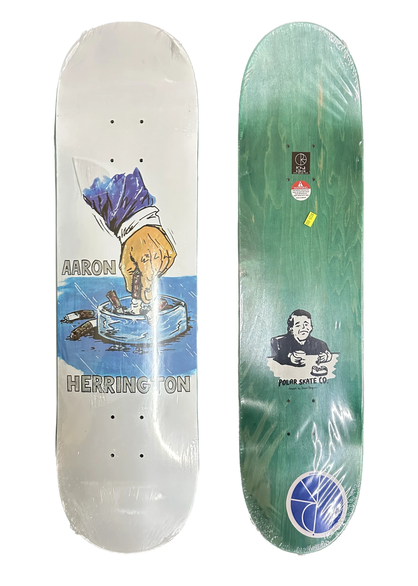 Polar Skate Co POLAR - AARON HERRINGTON - Chain Smoker 8.125" 1 Polar Skate Co POLAR - AARON HERRINGTON - Chain Smoker 8.125"