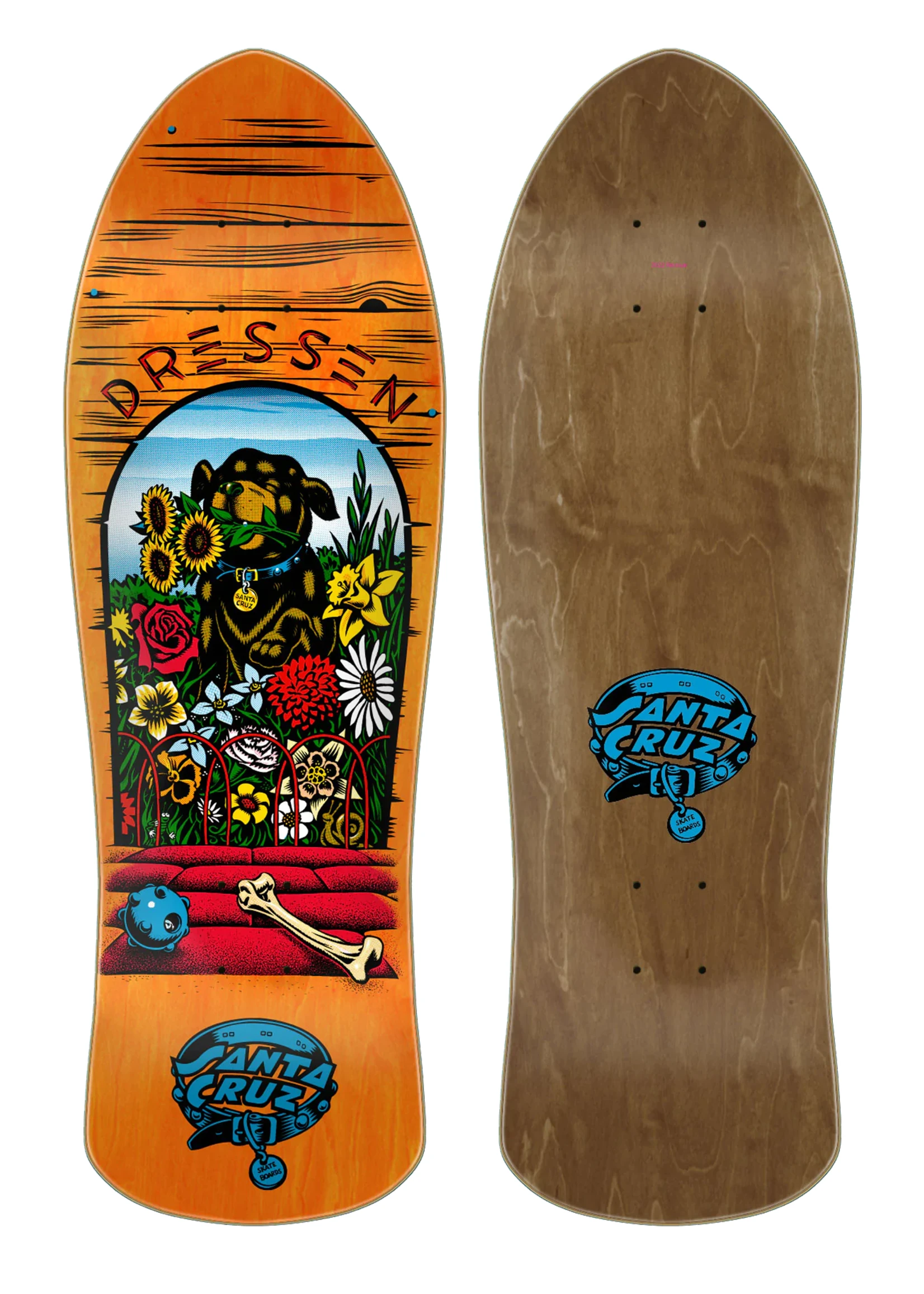 SANTA CRUZ - Dressen Pup Reissue 9.5" 1 SANTA CRUZ - Dressen Pup Reissue 9.5"