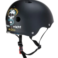TRIPLE 8 - THE CERTIFIED HELMET SS MIKE MCGILL EDITION -SANTA CRUZ shop triple 8 triple 8 the certified helmet ss mike mcg 2