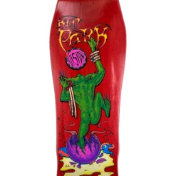 VISION - Ken Park III - REISSUE SKATEBOARD DECK RED Stain 10.0"